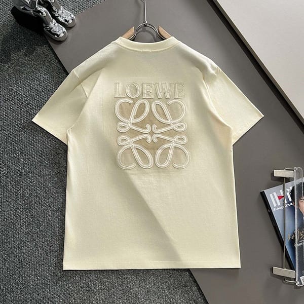 争奪戦ロエベ リラックスフィット Tシャツ パロディ 2色 loj89519